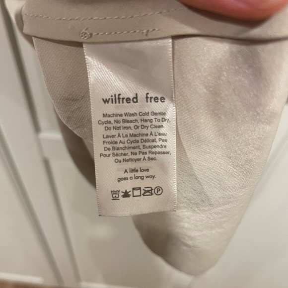 Aritzia Wilfred Free Christine Slip Dress - champagne colour - Picture 7 of 10